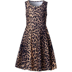 Leopard Print Funny Girl Dress