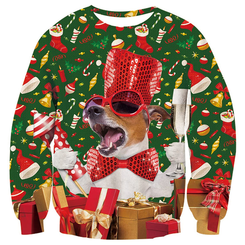 Funny Dog Ugly Christmas Sweater