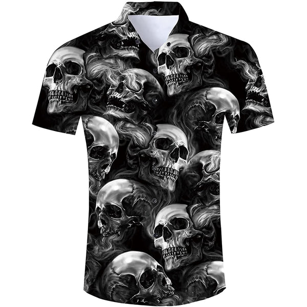 Skull Funny Hawaiian Shirt