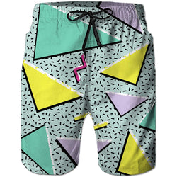 80S Funny Swim Trunks