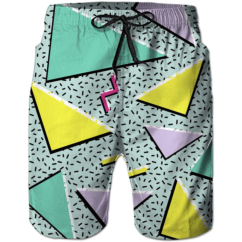 80S Funny Swim Trunks