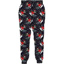 Skiing Dinosaur Funny Sweatpants