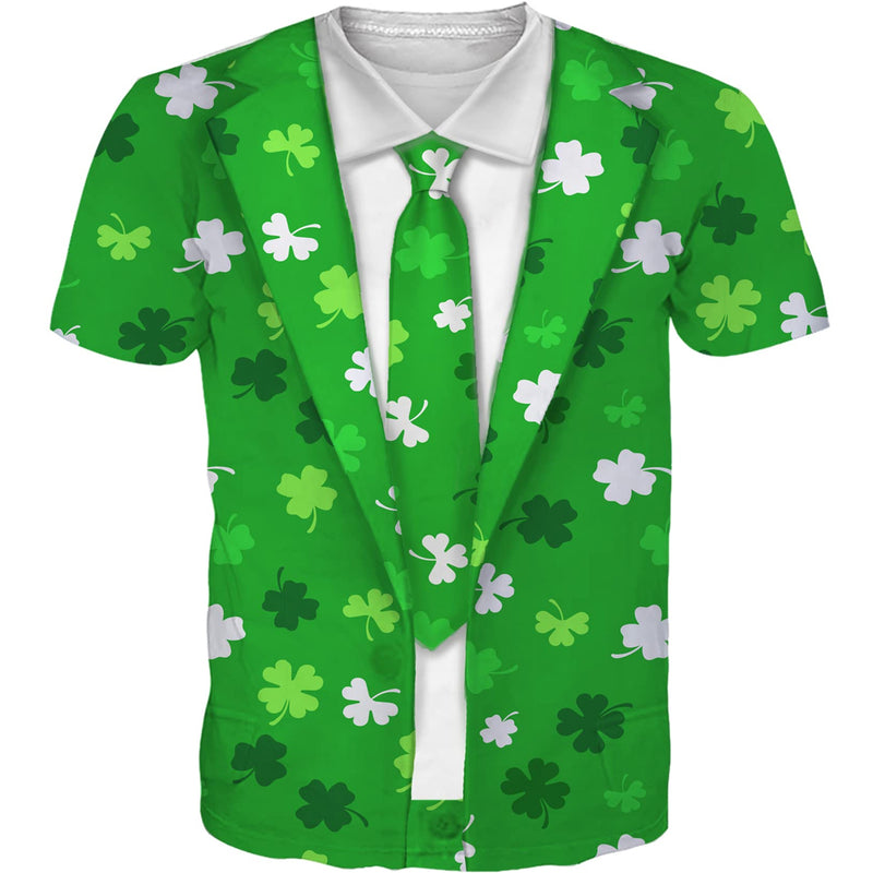 St. Patrick's Day Tuxedo Shamrock Funny T Shirt