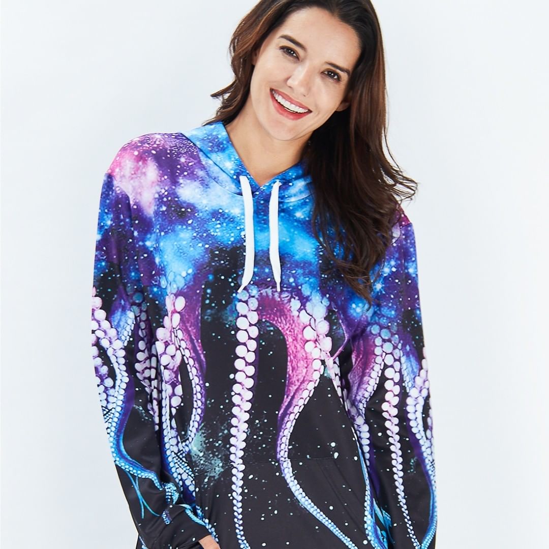 Colorful Octopus Hoodie – D&F Clothing®