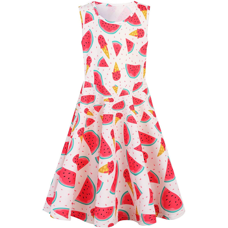 Watermelon Ice Scream Funny Girl Dress