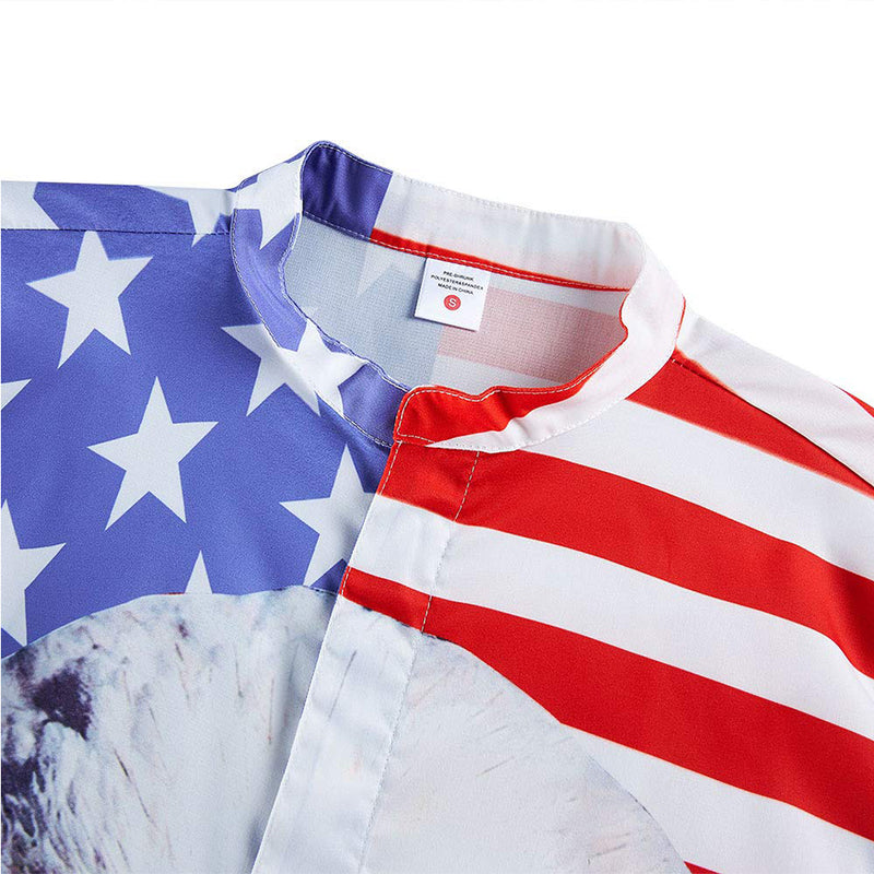 American Flag Eagle Male Romper