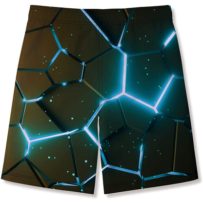 Blaue Badehose „Crack Funny Boy“