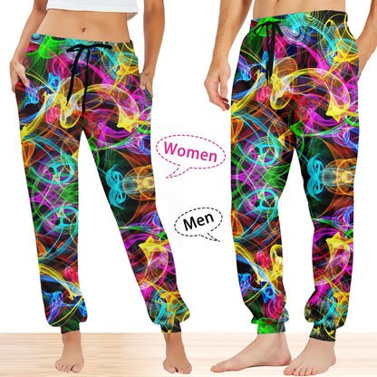 Colorful Smoke Funny Sweatpants