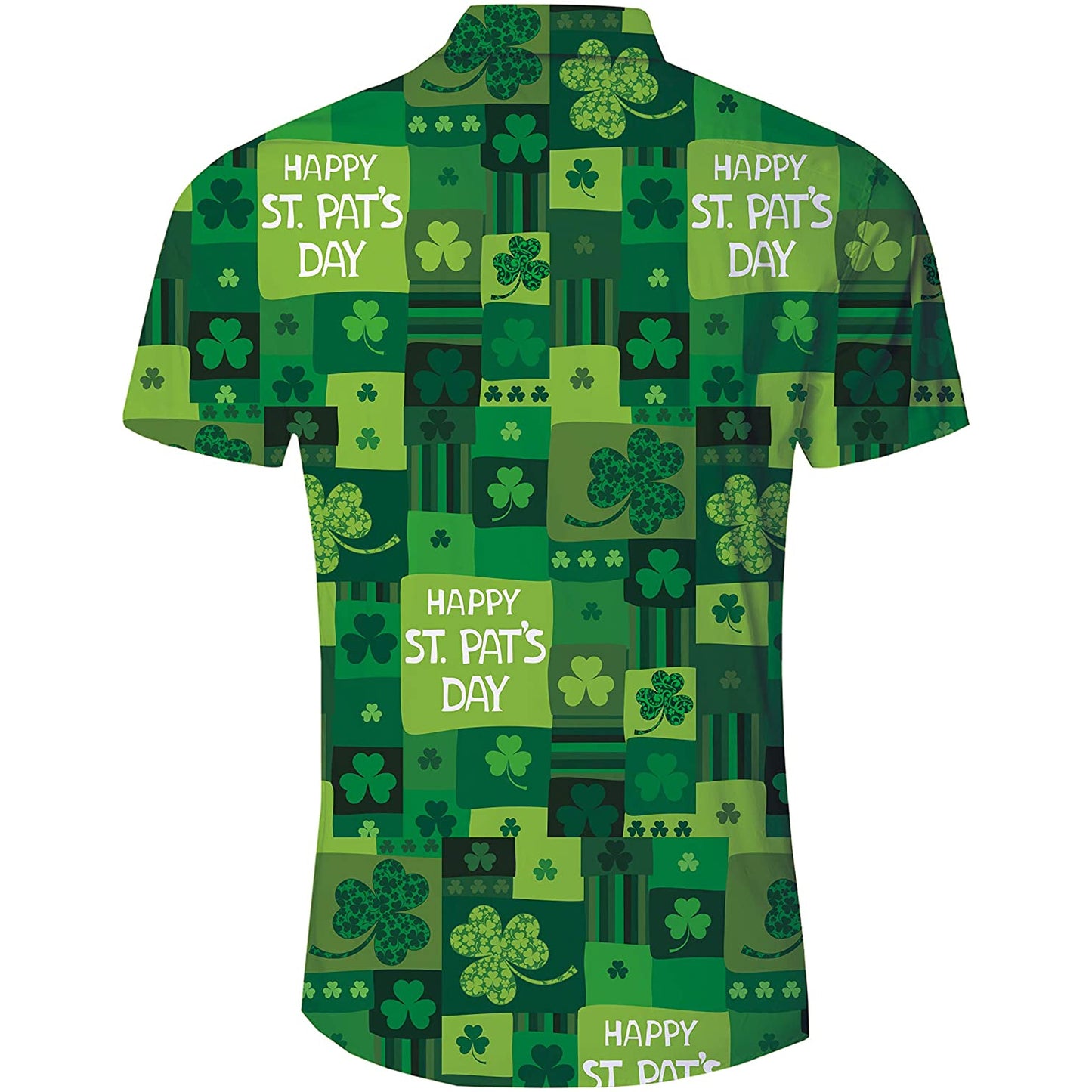 Grünes lustiges Hawaiihemd zum St. Patrick's Day