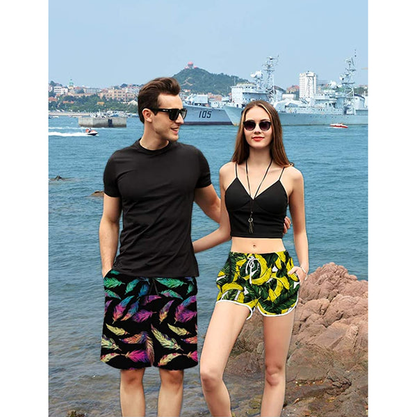 Banana Funny Board Shorts for Women