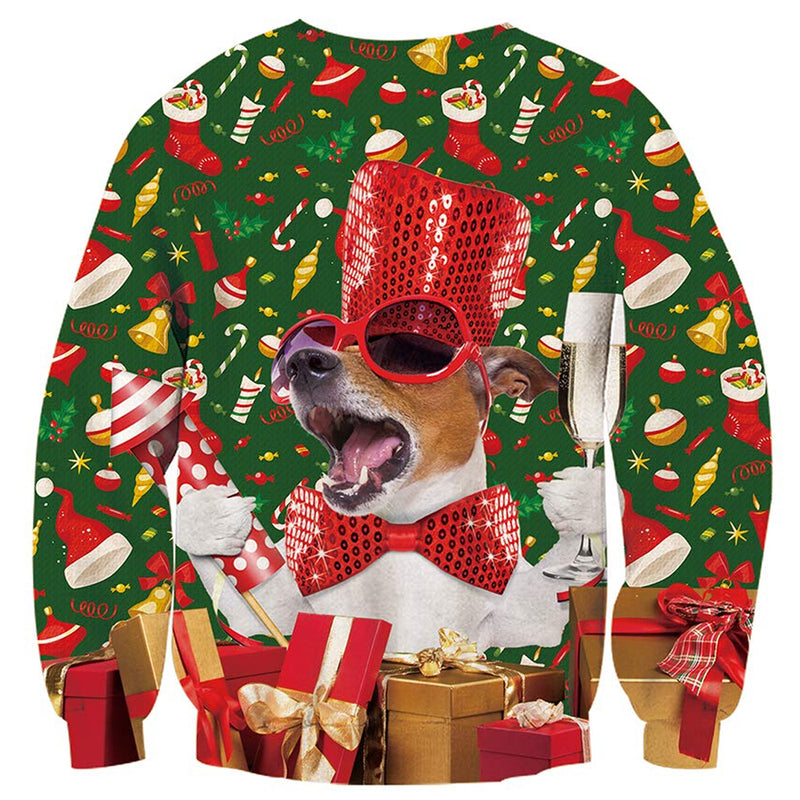 Funny Dog Ugly Christmas Sweater