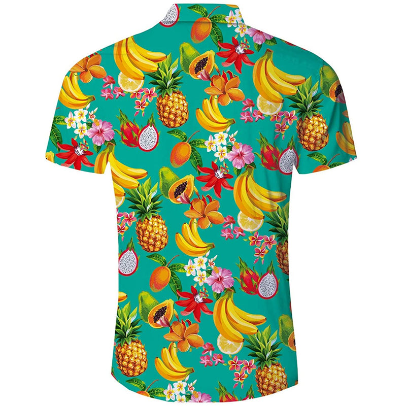 Tropical Fruit Banana Funny Hawaiian Shirt