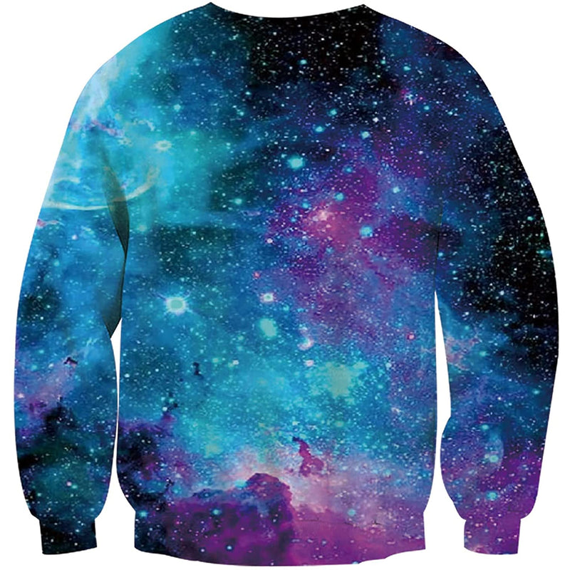 Blue Galaxy Ugly Christmas Sweater