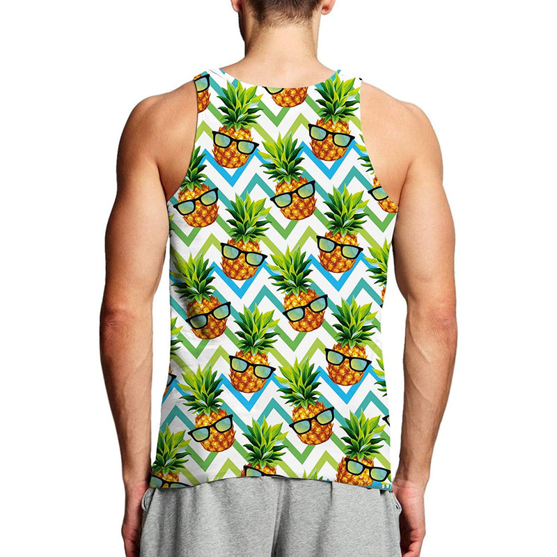 Sunglasses Pineapple Funny Tank Top