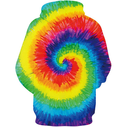Kleurrijke Swirl Grappige Hoodie