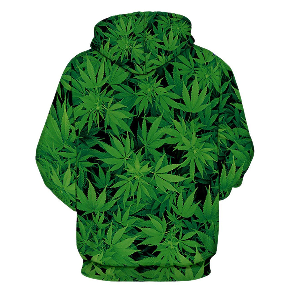 Groene wiet grappige hoodie