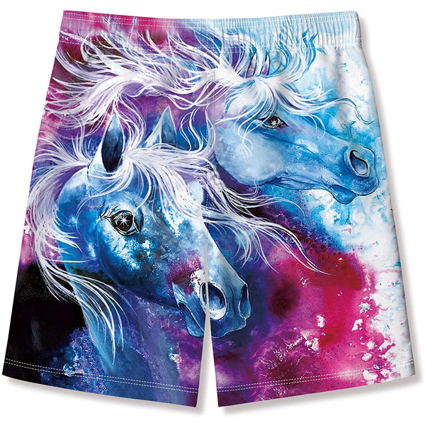 Horse Funny Boy Swim Trunk