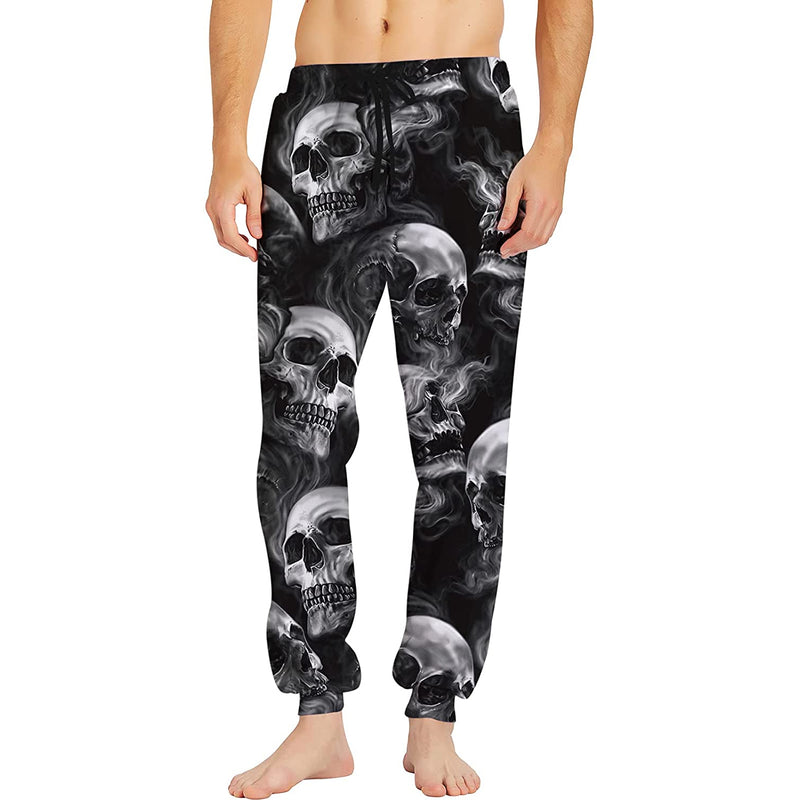 Smoke Skull Funny Sweatpants