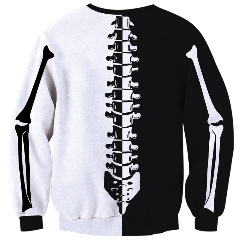 Skeleton Halloween Ugly Christmas Sweater