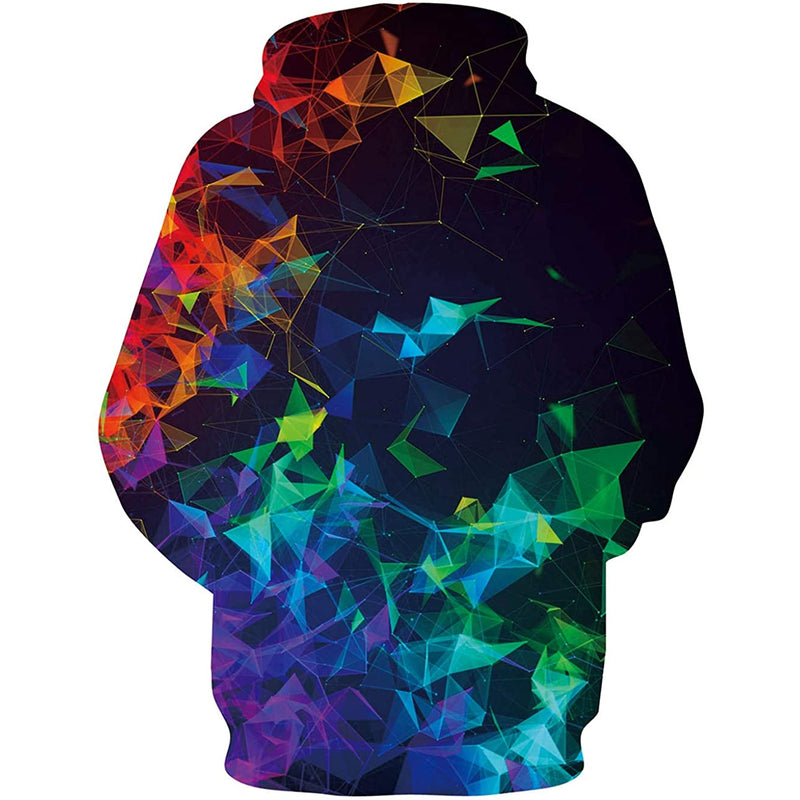 Colorful Geometric Funny Hoodie