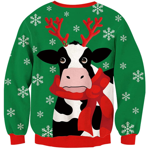 Milk Cow Ugly Christmas Sweater