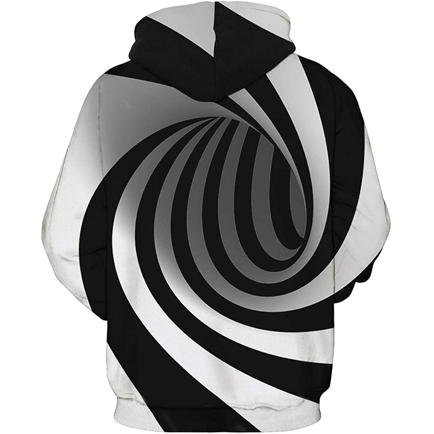 White & Black Tunnel Funny Hoodie
