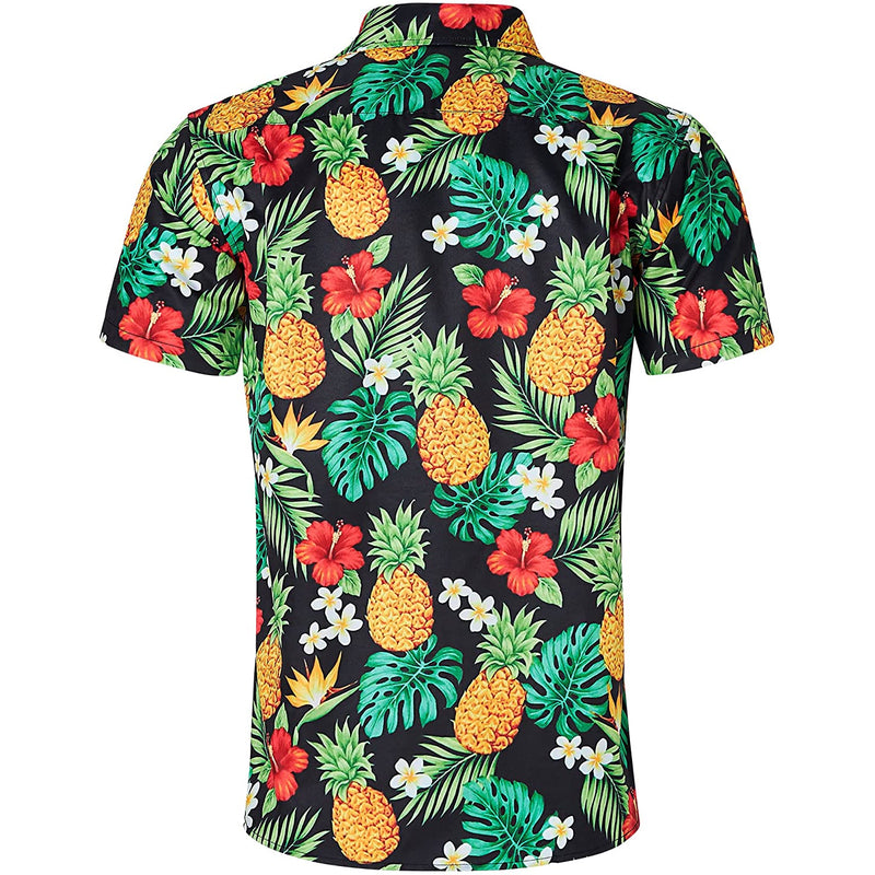 Floral Pineapple Funny Hawaiian Shirt