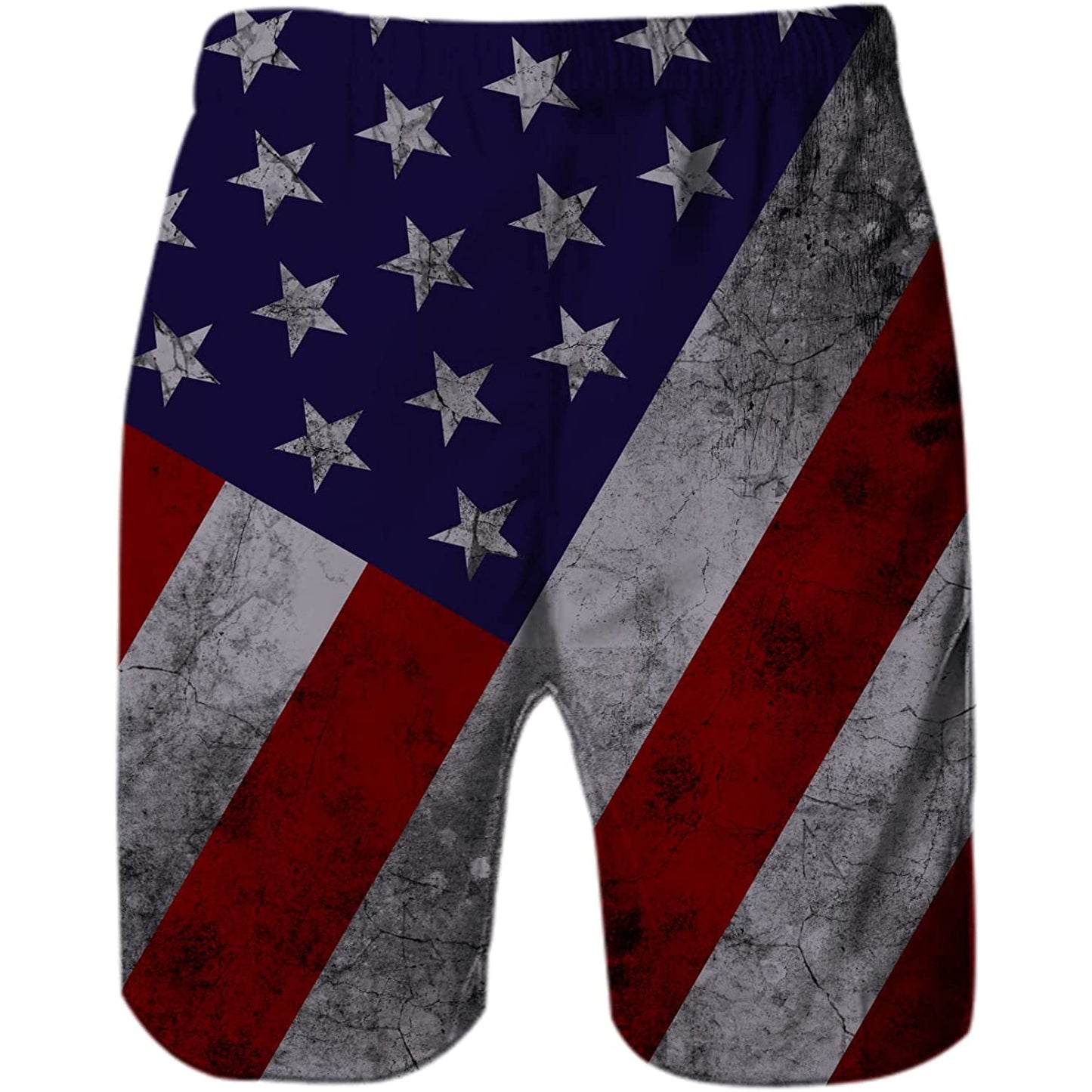 Lustige Badehose mit Vintage-Amerikanische Flagge
