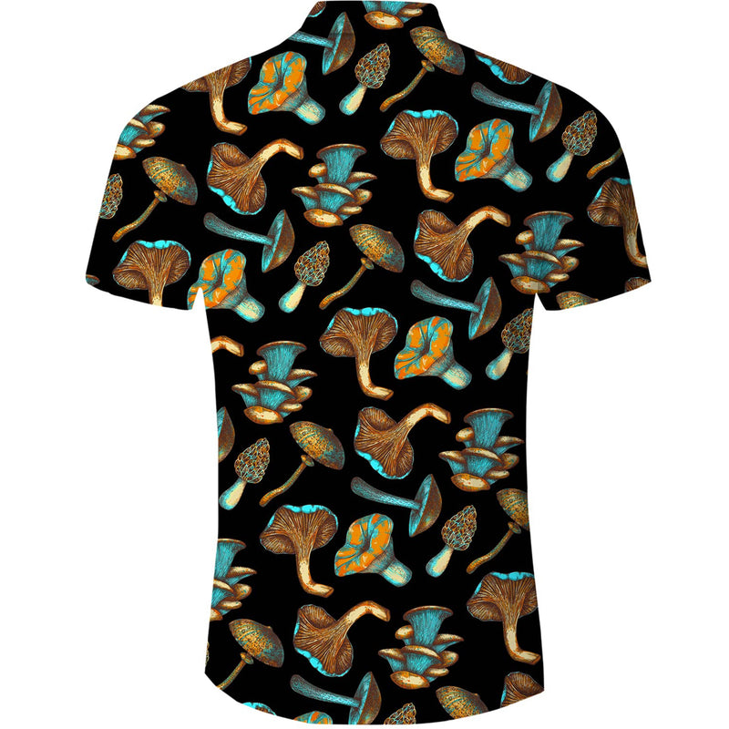 Lustiges Hawaiihemd mit Pilzmotiv