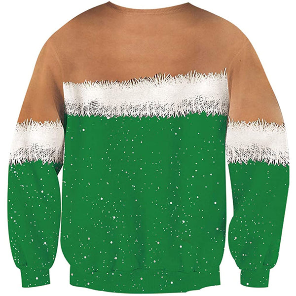 Green Big Boobs Ugly Christmas Sweater