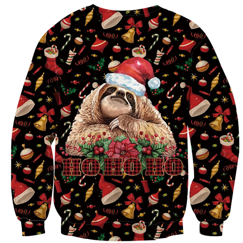 Sloth Xmas Ugly Christmas Sweater