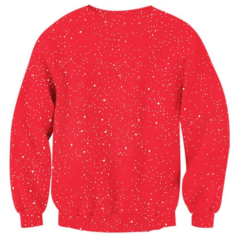 Muscle Red Ugly Christmas Sweater