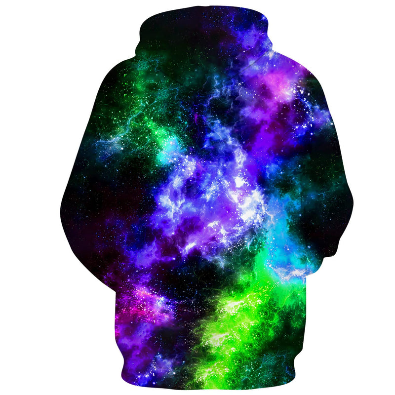 Blue & Green Galaxy Funny Hoodie