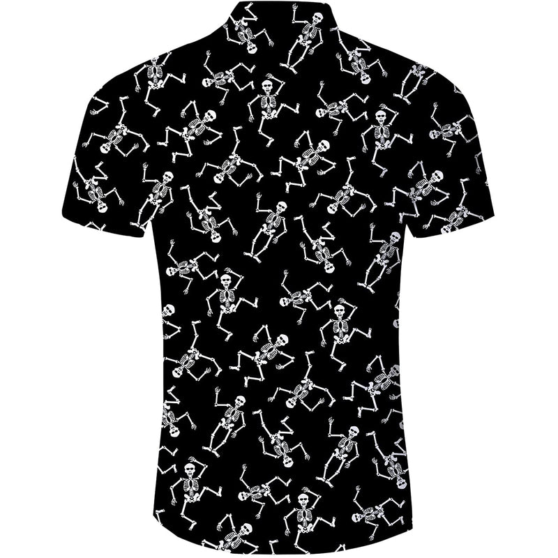 Skeleton Funny Hawaiian Shirt