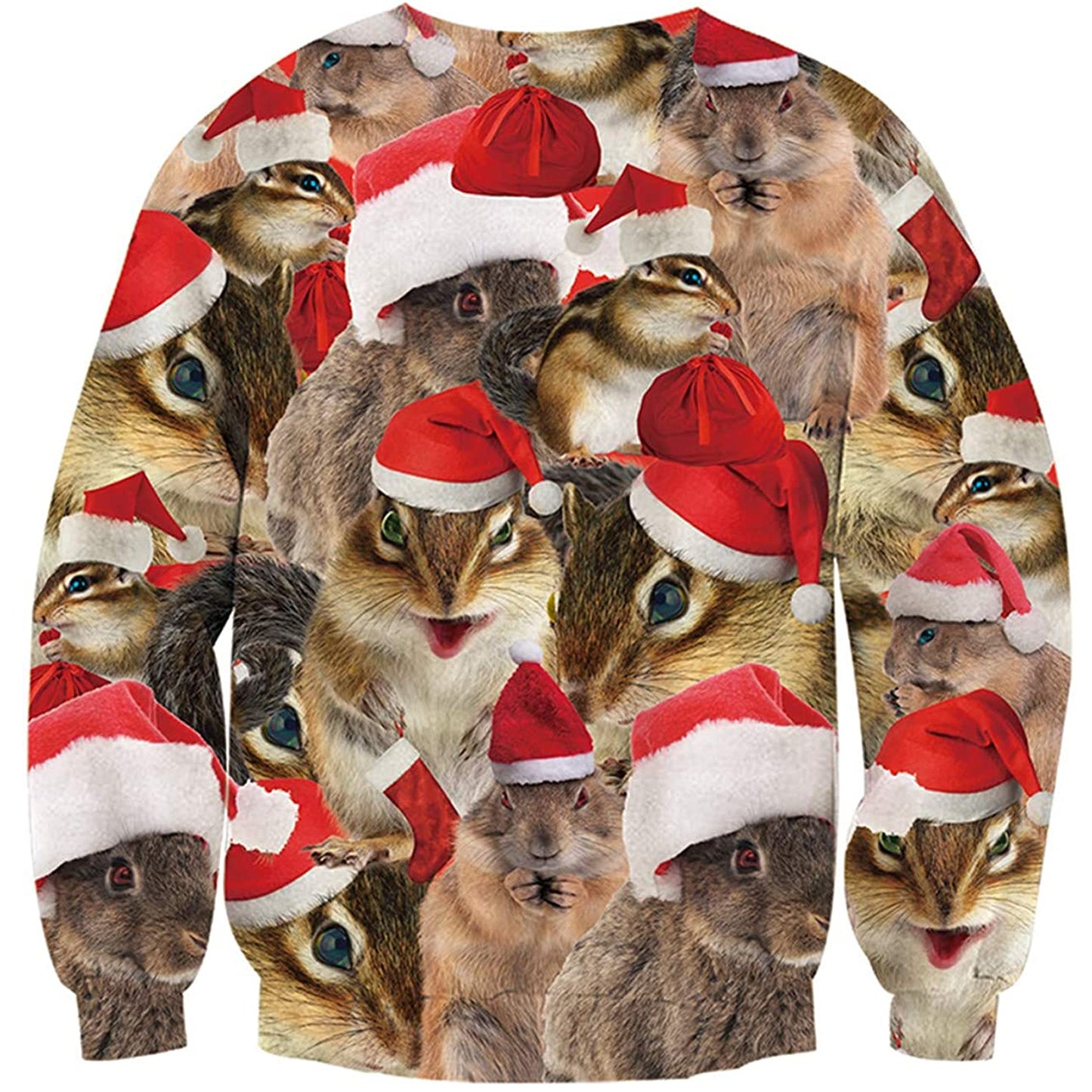 Mütze Eichhörnchen Hässlicher Weihnachtspullover