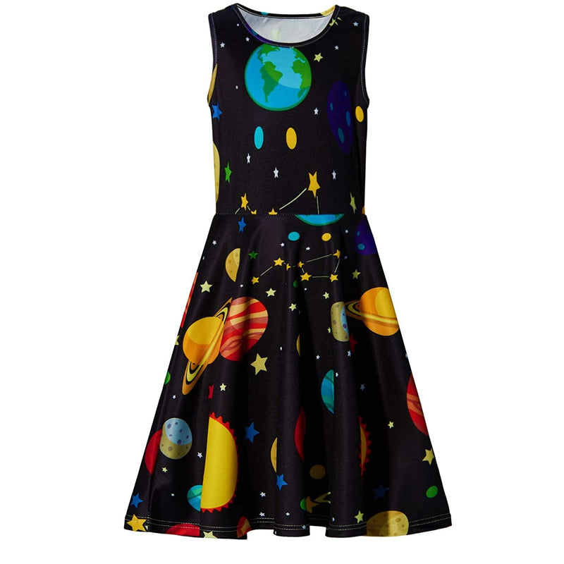 Space Planet Funny Girl Dress