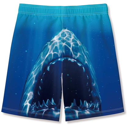 Lustige Badehose für Jungen mit Hai-Motiv