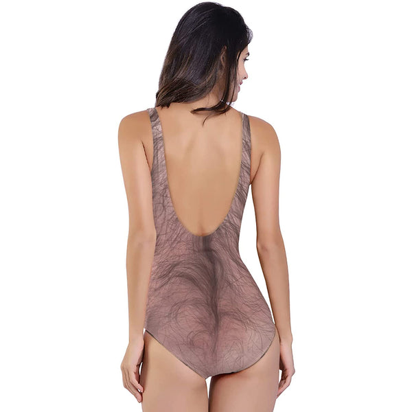 Hairy Chest Ugly One Piece Swimsuit