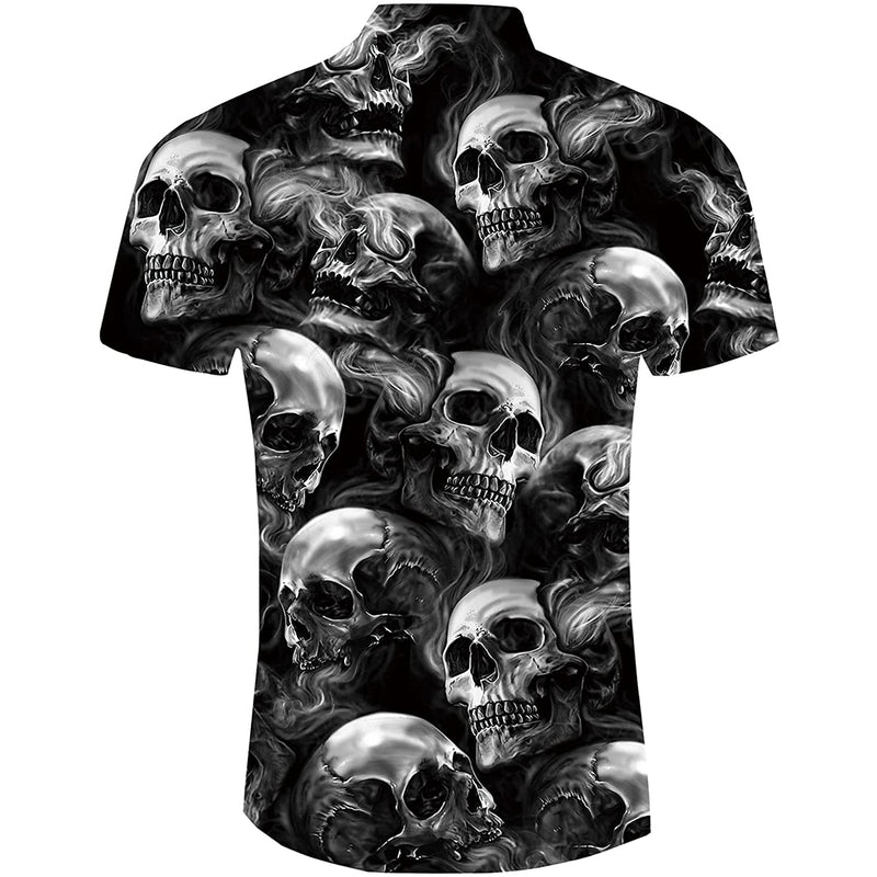 Skull Funny Hawaiian Shirt