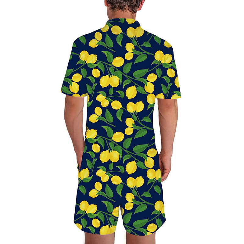 Lemon Male Romper