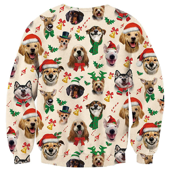 Cute Puppy Ugly Christmas Sweater