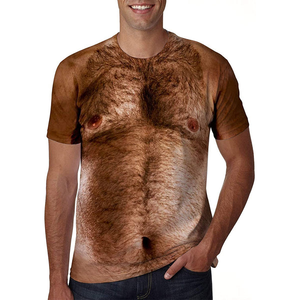 Hairy Chest Funny T Shirt