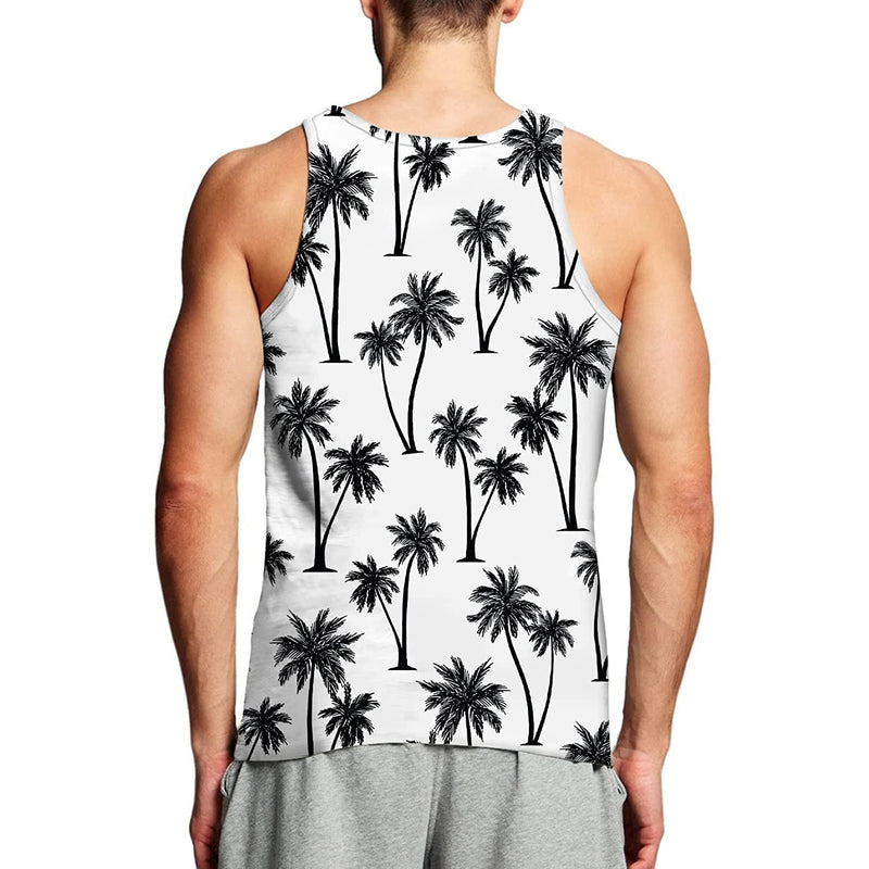 Palm Tree Funny Tank Top