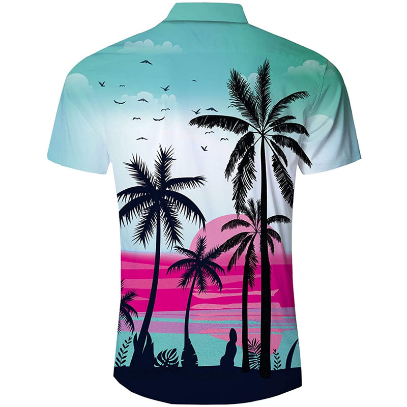  Mens Shirts Funny Graphic Tees Palm Sunset Print Hawaiian  T-Shirt Summer Slim Fit Short Sleeve Crew Neck Casual Tops : Clothing,  Shoes & Jewelry