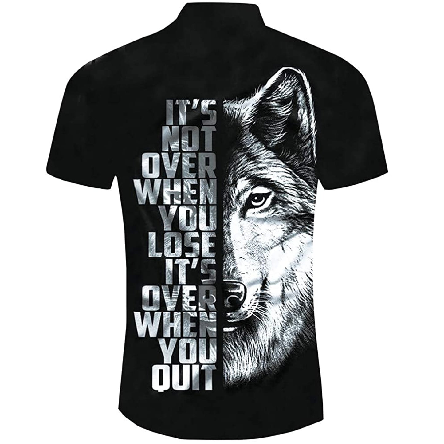 Wolf Grappig Hawaiiaans Shirt