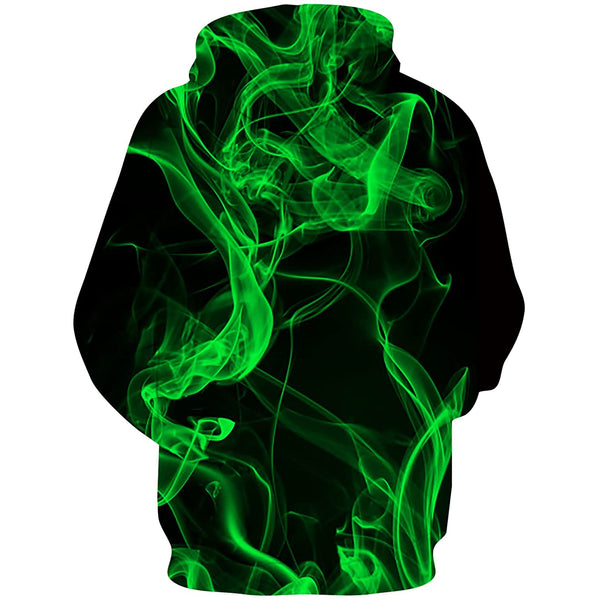 Green Smoke Funny Hoodie