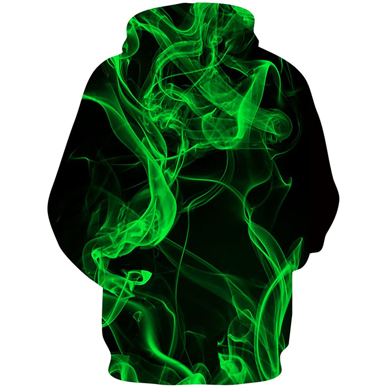 Green Smoke Funny Hoodie