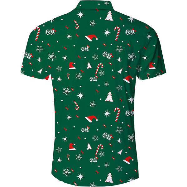 Green Christmas Funny Hawaiian Shirt
