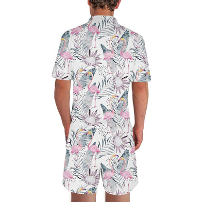 Blatt Flamingos Männlich Strampler