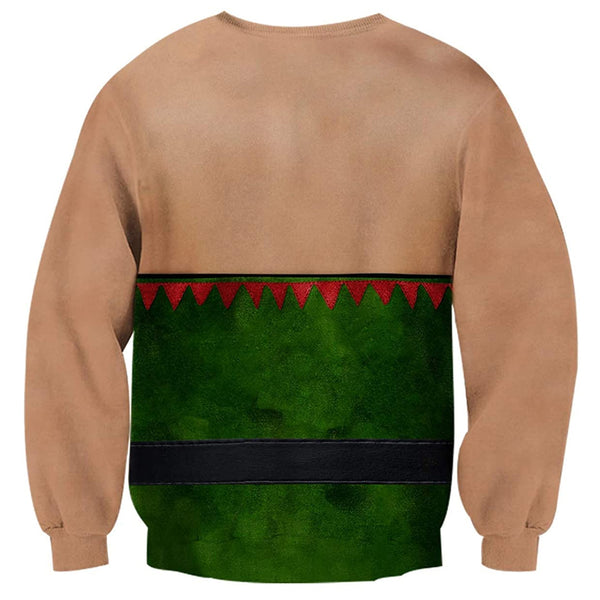 Elf Boobs Ugly Christmas Sweater
